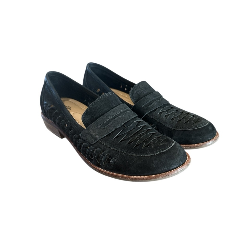 Earth Ella Woven Leather Penny Loafer Women’s 8 1/2 - Picture 2 of 6